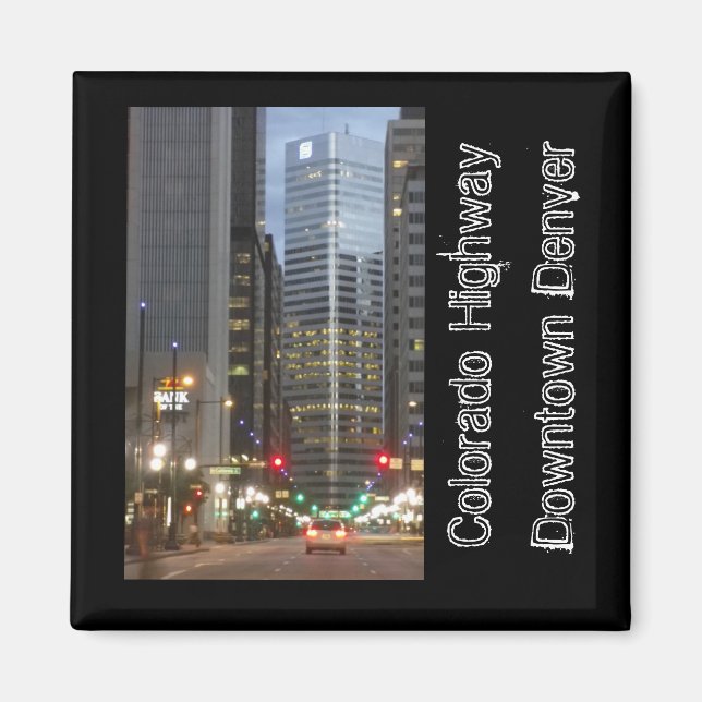 Imán Magnet de Carretera Colorado (Frente)