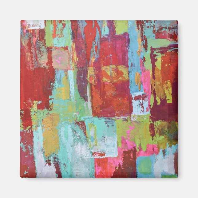 Imán Magnet de Chica de trabajo (Frente)