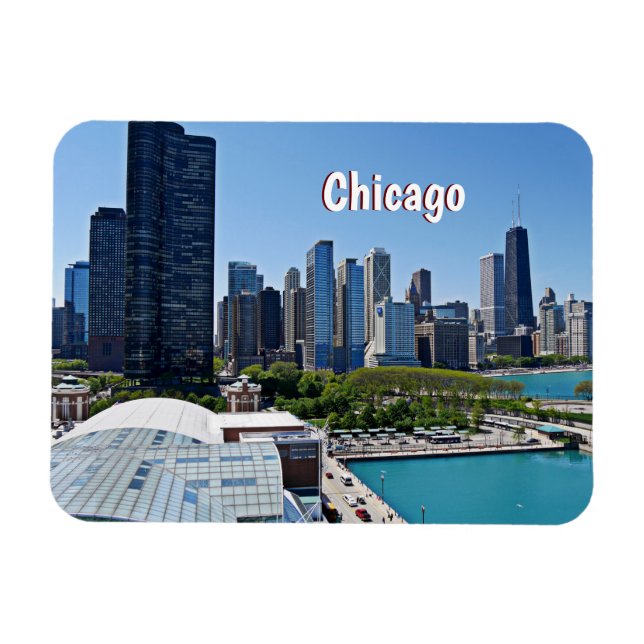 Imán Magnet de Chicago (Horizontal)