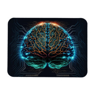 Imán Magnet de Cibercerebro Informático