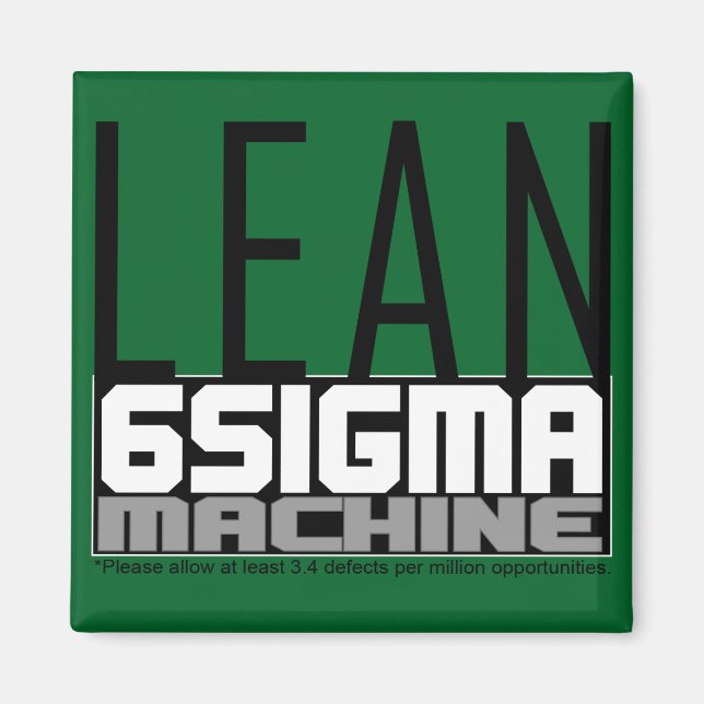 Imán Magnet de cinturón verde de la máquina LEan Six Si (Frente)