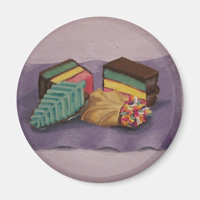 Imán Magnet de cookies pintadas (Frente)