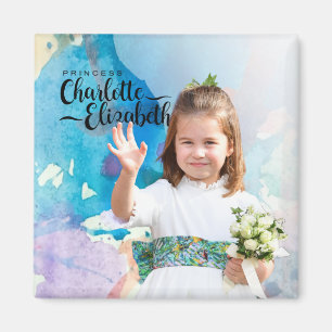 Imán Magnet de cumpleaños 6 de la princesa Charlotte El