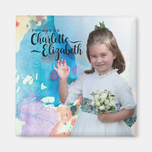 Imán Magnet de cumpleaños 6 de la princesa Charlotte El