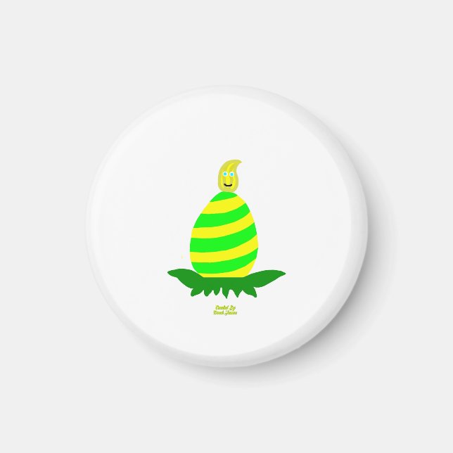 Imán Magnet de Deseos de Pascua (Frente)