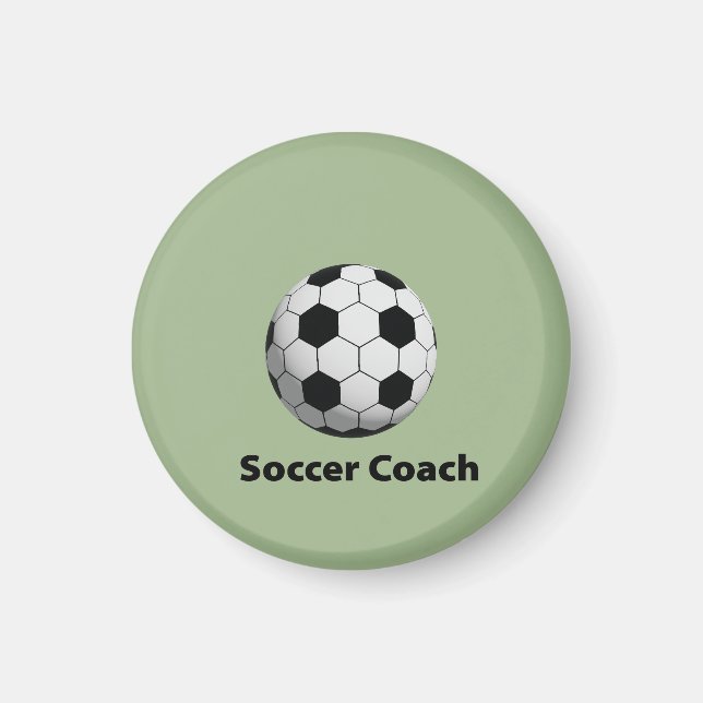 Imán Magnet de entrenador de fútbol (Frente)