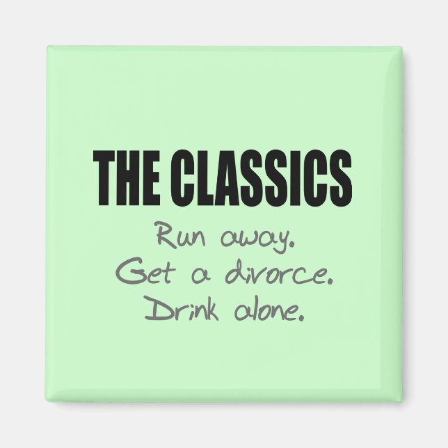 Imán Magnet de errores clásicos (Frente)