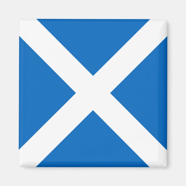 Imán Magnet de Escocia - Cruz de San Andrés (Frente)