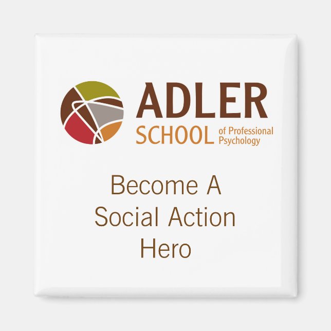 Imán Magnet de escuela Adler 5 (Frente)