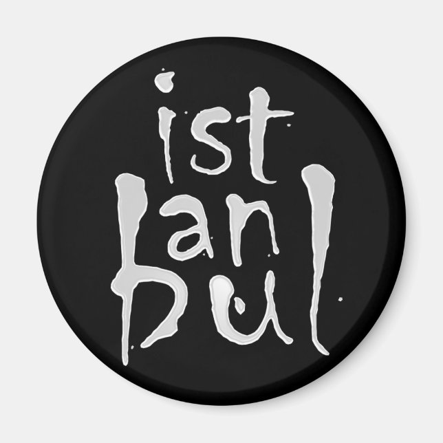 Imán Magnet de Estambul elegante (Frente)