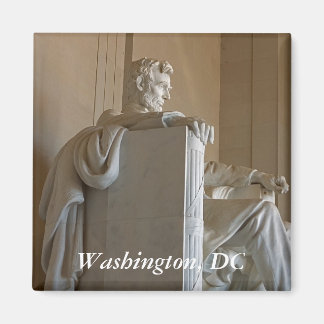 Imán Magnet de estatua de Lincoln Sideways