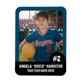 Imán Magnet de fotos del jugador de equipo deportivo (3