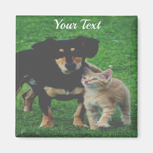 Imán Magnet de fotos Mascota personalizado (Frente)