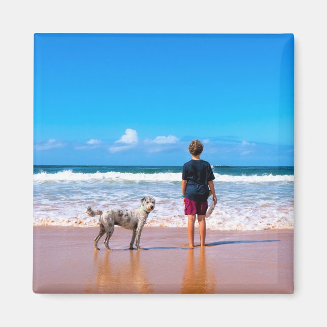 Imán Magnet de fotos personalizado Regalo tu diseño de  (Frente)