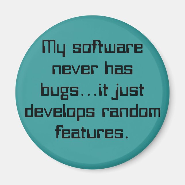 Imán Magnet de funciones aleatorias (Frente)