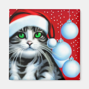 Imán Magnet de gatos de navidades