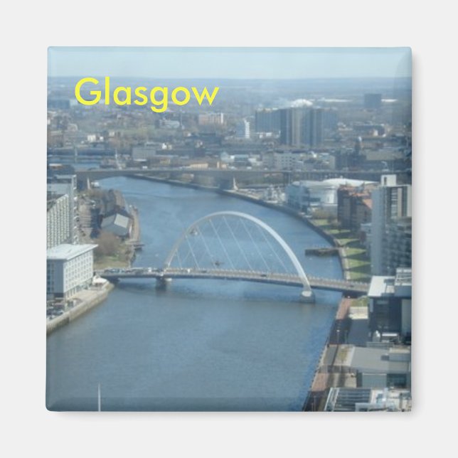 Imán Magnet de Glasgow de Escocia (Frente)