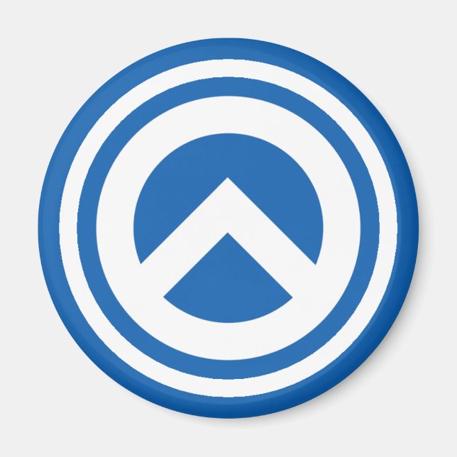 Imán Magnet de Grecia - Símbolo de Lambda (Frente)