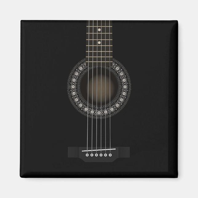 Imán Magnet de guitarra acústica (Frente)