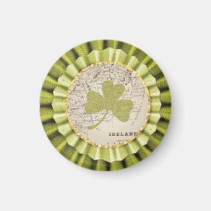 Imán Magnet de hojas de shamrock en el día de San Patri