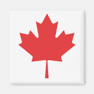 Imán Magnet de hojas rojas de arce canadiense - Souveni