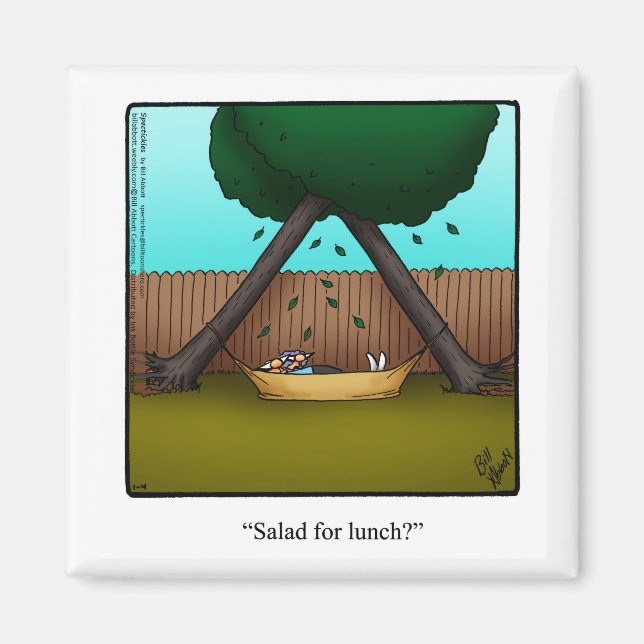 Imán Magnet de humor para matrimonios divertidos (Frente)