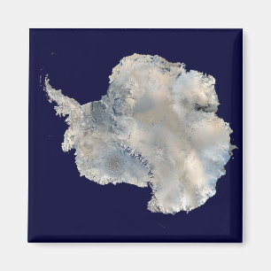 Imán Magnet de imagen satelital de la Antártida
