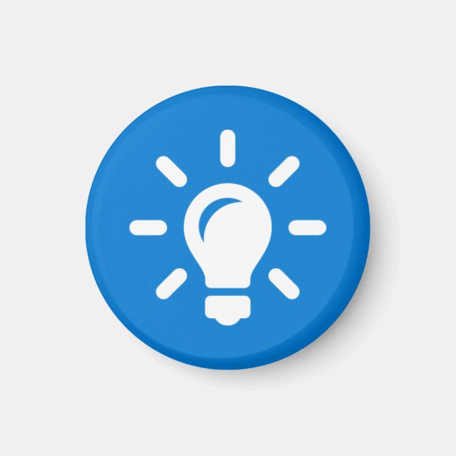 Imán Magnet de insignia - Idea (Frente)