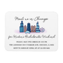 Magnet de invitaciones a la bachillerato de Chicag