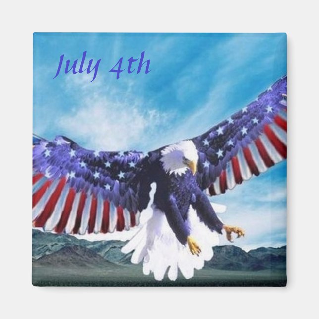 Imán Magnet de la bandera del águila (Frente)