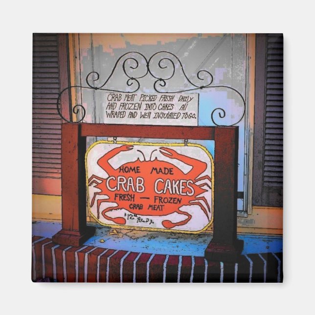 Imán Magnet de la isla Tánger (Frente)