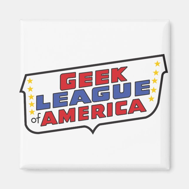 Imán Magnet de la Liga Geek de América (Frente)