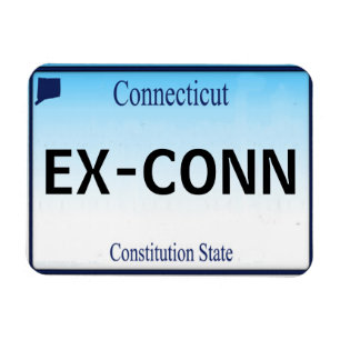 Imán Magnet de la placa de licencia de CT