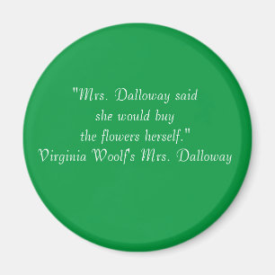 Imán Magnet de la Sra. Dalloway First Line