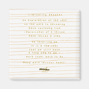 Imán Magnet de Liminalidad del poeta Adiela Akoo