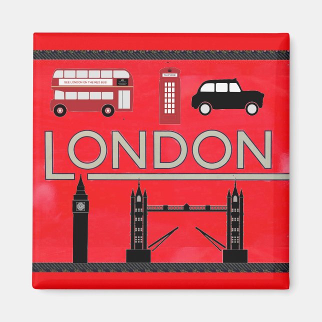 Imán Magnet de Londres (Frente)