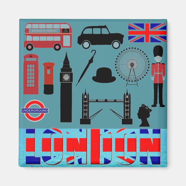 Imán Magnet de Londres (Frente)