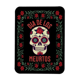 Imán Magnet de los Muertos Sugar Skull