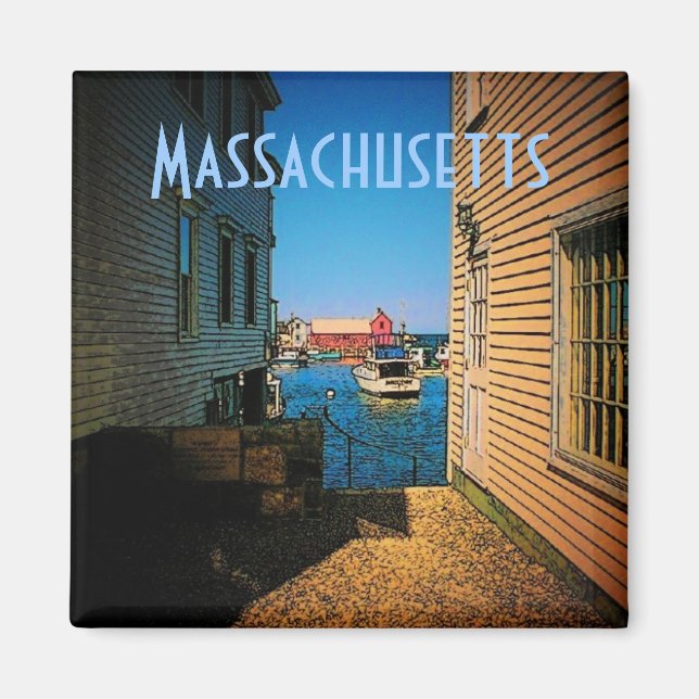 Imán Magnet de Massachusetts (Frente)