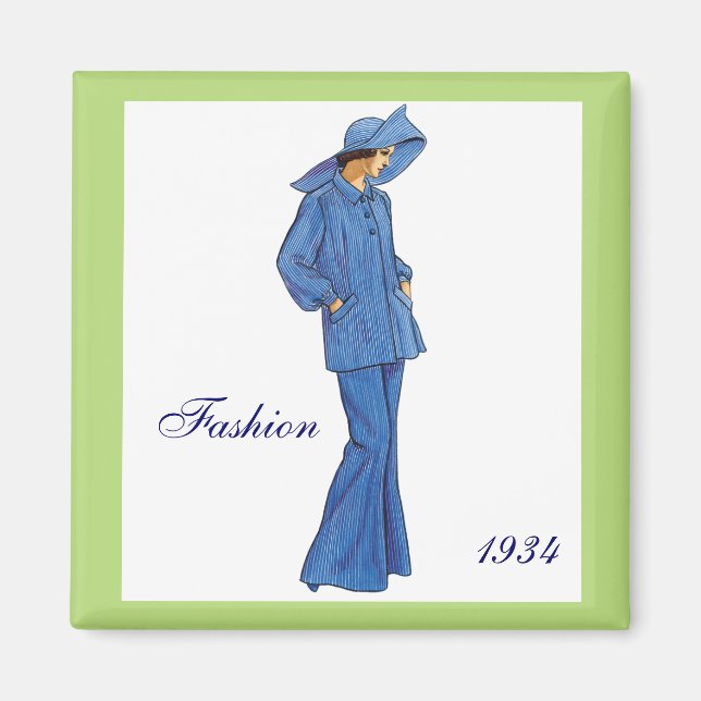 Imán Magnet de Moda 1934 (Frente)