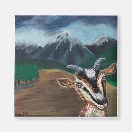 IMÁN MAGNET DE MONTAÑA DE CABRA