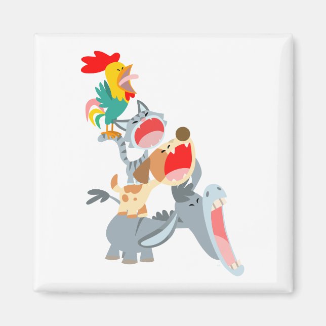 Imán Magnet de músicos de Bremen Town Personalizado (Frente)