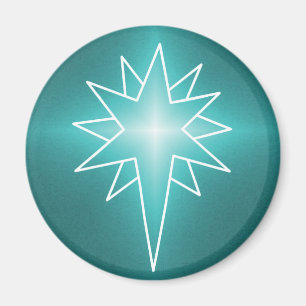 Imán Magnet de Navidades de Estrella del Norte, Verde a