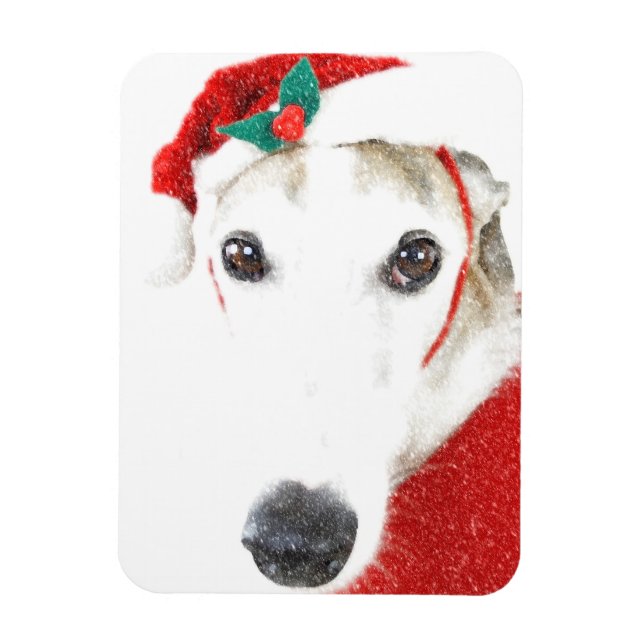 Imán Magnet de Navidades de Greyhound - Por caridad (Vertical)