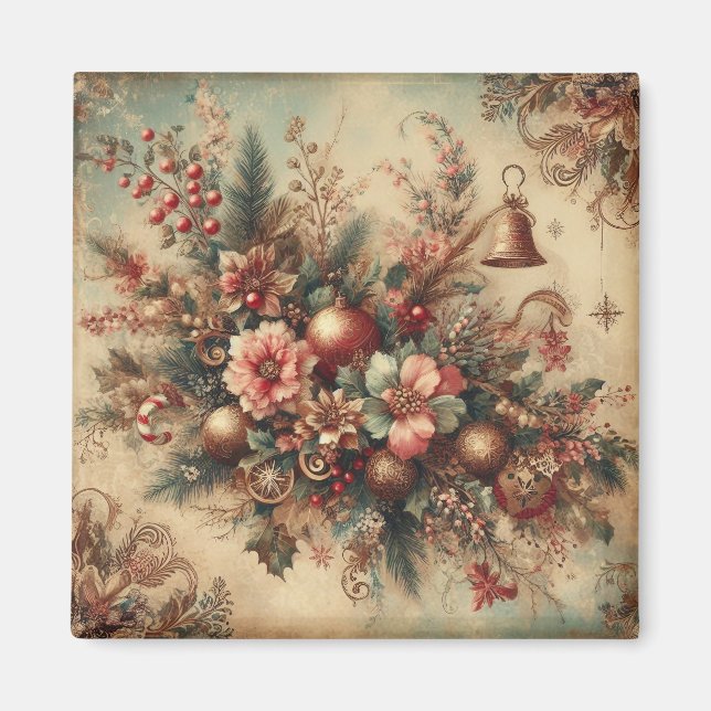 Imán Magnet de Navidades Ornates Clásicos (Frente)