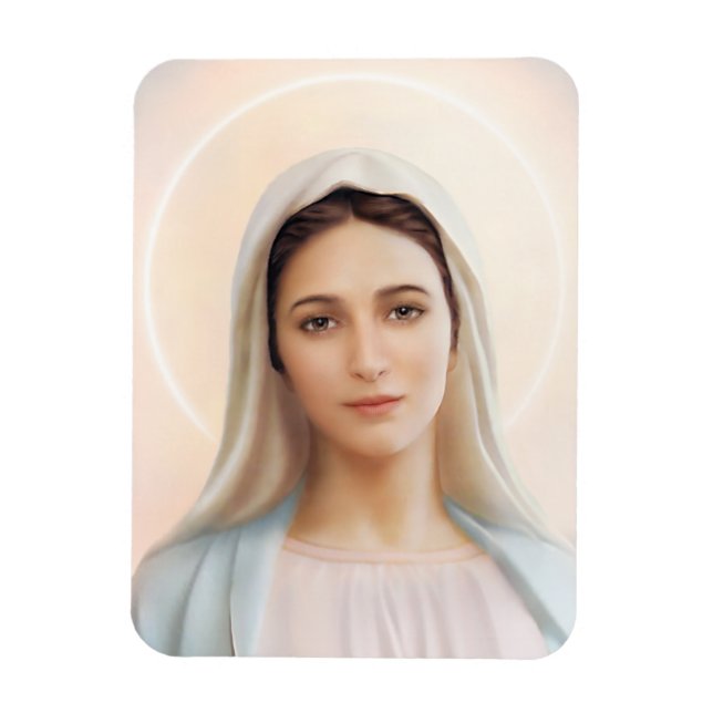 Imán Magnet de Nuestra Señora de Tihaljina (Medjugorje) (Vertical)