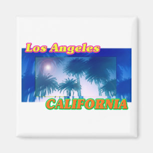 Imán Magnet de palmeras "Los Angeles CALIFORNIA"