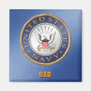 Imán Magnet de Papá de la Marina de Estados Unidos