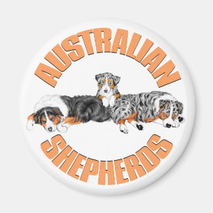 Imán Magnet de Pastores de Australia