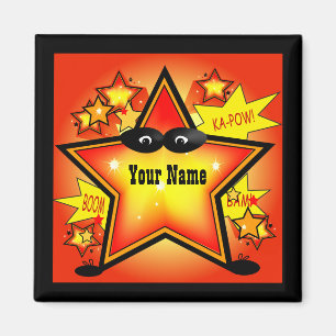 Imán Magnet de Personalizado de nombres de niños de sup